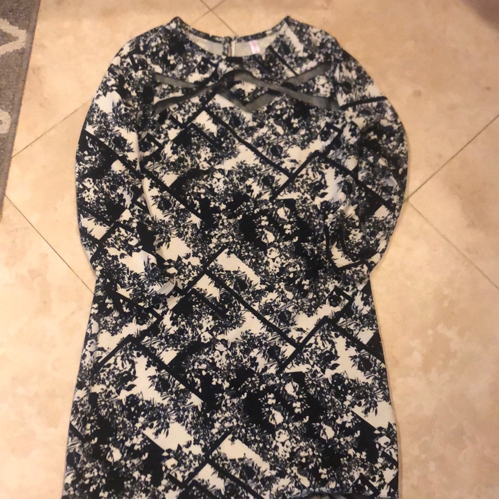 Black and white dress